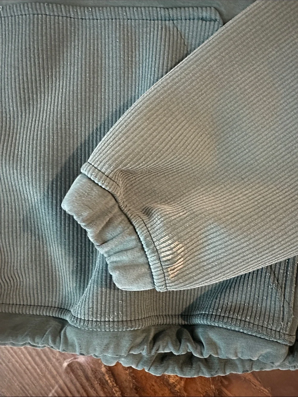 lululemon athletica Teal Quarter-Zip Funnel Pullover